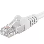 PremiumCord Cablu patch UTP RJ45-RJ45 CAT6 0.5m alb