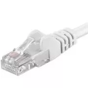 Cablu patch PremiumCord UTP RJ45-RJ45 CAT6 10m alb