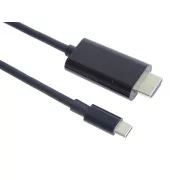 Cablu PremiumCord USB-C la HDMI 2m rezoluție 4K*2K@60Hz FULL HD 1080p
