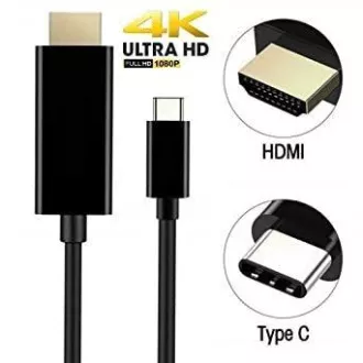 Cablu PremiumCord USB-C la HDMI 2m rezoluție 4K*2K@60Hz FULL HD 1080p