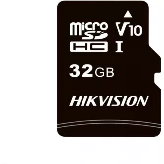 Card MicroSDHC HIKVISION 32GB C1 (R: 92MB/s, W: 15MB/s) + adaptor