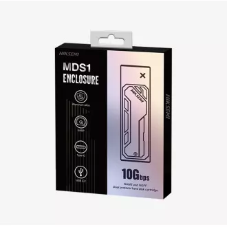 Cutie externă HIKSEMI MDS1, carcasă M.2 SATA NVMe, până la 2280, negru