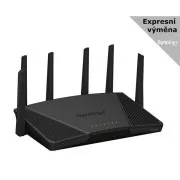 Router Synology RT6600ax MESH WiFi6 (AX6000, 2, 4GHz/5GHz, 3xGbELAN, 1x2, 5GbELAN, 1xGbEWAN, 1xUSB3.2)