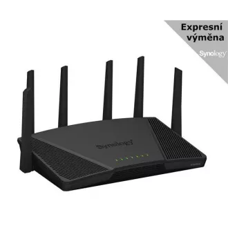 Router Synology RT6600ax MESH WiFi6 (AX6000, 2, 4GHz/5GHz, 3xGbELAN, 1x2, 5GbELAN, 1xGbEWAN, 1xUSB3.2)