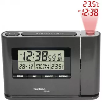 TechnoLine WT 519 - ceas cu alarmă digital cu proiecție a timpului și a temperaturii interioare