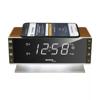 Ceas radio alarmă TechnoLine WT 487 cu încărcare wireless Ceas radio alarmă TechnoLine WT 487 cu încărcare wireless
