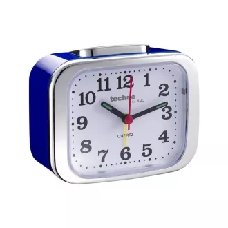 Ceas deşteptător analog TechnoLine Modell XL, albastru