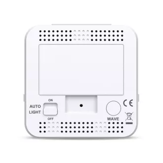 GARNI 138W - ceas deşteptător digital cu termometru şi higrometru, alb GARNI 138W - ceas deşteptător digital cu termometru şi higrometru, alb