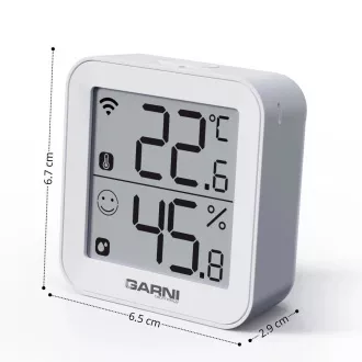 Termometru inteligent de interior GARNI 158THT cu higrometru Termometru inteligent de interior GARNI 158THT cu higrometru