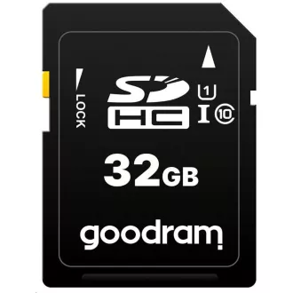 Card SDHC GOODRAM de 32 GB (R: 100 / W: 10 MB / s) UHS-I Clasa 10