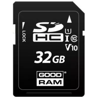 Card SDHC GOODRAM de 32 GB (R: 100 / W: 10 MB / s) UHS-I Clasa 10