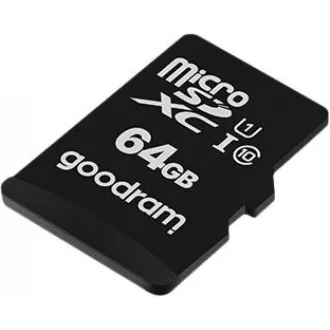 Placă GOODRAM MicroSDXC 64GB M1AA, UHS-I Clasa 10, U1 + adaptor