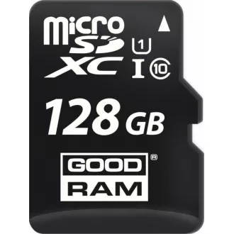 Placă GOODRAM MicroSDXC 128GB M1AA, UHS-I Clasa 10, U1 + adaptor