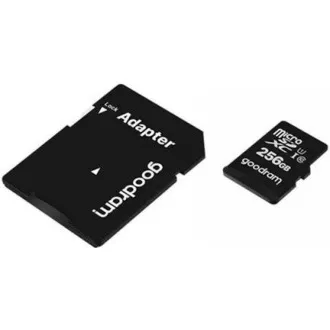 Placă microSDXC GOODRAM 256GB M1AA (R: 100 / W: 10 MB / s), UHS-I Clasa 10, U1 + Adaptor Placă microSDXC GOODRAM 256GB M1AA (R: 100 / W: 10 MB / s), UHS-I Clasa 10, U1 + Adaptor