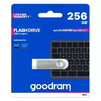 GOODRAM Flash Disk UNO3 32GB, USB 3.2 Gen1, argintiu