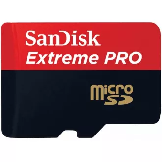 Card SanDisk MIcroSDHC 32GB Extreme PRO (100MB/s, Clasa 10 UHS-I V30) + adaptor