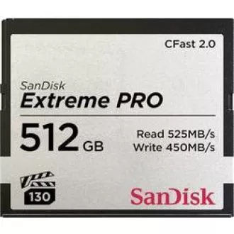 SanDisk CFAST 2.0 512 GB Extreme Pro (525 MB/s VPG130)