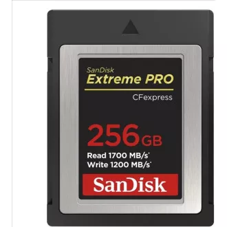 Card SanDisk Extreme Pro CFexpress SanDisk Extreme Pro 256GB, tip B, 1700MB/s citire, 1200MB/s scriere