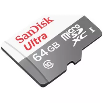 Card Sandisk MicroSDXC 64GB Ultra (80MB/s, clasa 10 UHS-I, Android)