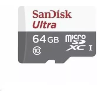 Card Sandisk MicroSDXC 64GB Ultra (80MB/s, clasa 10 UHS-I, Android)
