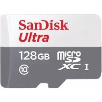 Card Sandisk MicroSDXC 128GB Ultra (80MB/s, Clasa 10 UHS-I, Android)
