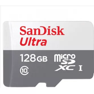Card Sandisk MicroSDXC 128GB Ultra (80MB/s, Clasa 10 UHS-I, Android)