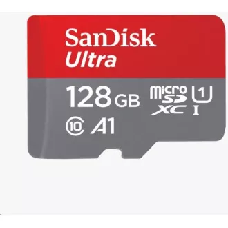 Card Sandisk MicroSDXC 128GB Ultra (80MB/s, Clasa 10 UHS-I, Android)