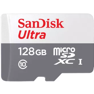 Card Sandisk MicroSDXC 128GB Ultra (80MB/s, Clasa 10 UHS-I, Android)