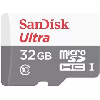 Card SanDisk MicroSDHC 32GB Ultra (80MB/s, clasa 10 UHS-I, Android)