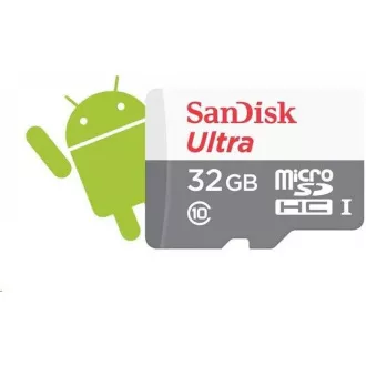 Card SanDisk MicroSDHC 32GB Ultra (80MB/s, clasa 10 UHS-I, Android)