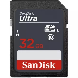 Card SDHC SanDisk 32GB Ultra (100MB/s Clasa 10 UHS-I)