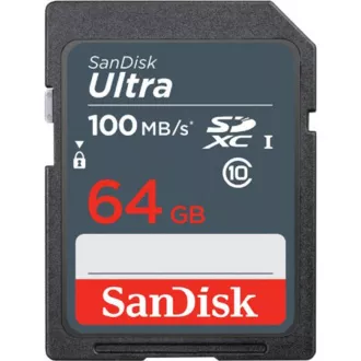 Card SanDisk SDXC 64GB Ultra (100MB/s Clasa 10 UHS-I)