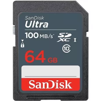 Card SanDisk SDXC 64GB Ultra (100MB/s Clasa 10 UHS-I)