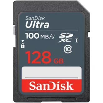 Card SanDisk SDXC 128GB Ultra (100MB/s Clasa 10 UHS-I)