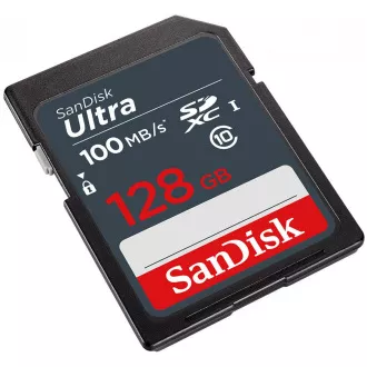 Card SanDisk SDXC 128GB Ultra (100MB/s Clasa 10 UHS-I)