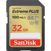 Card SanDisk SDHC 32GB Extreme PLUS (100 MB/s Clasa 10, UHS-I U3 V30)