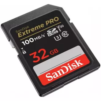 Card SanDisk SDHC 32GB Extreme PRO (100 MB/s Clasa 10, UHS-I U3 V30)