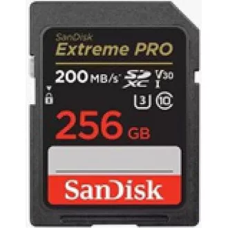Card SanDisk SDXC 256GB Extreme PRO (200 MB/s Clasa 10, UHS-I U3 V30)