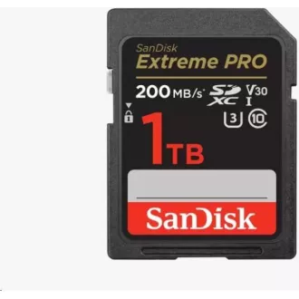 Card SanDisk SDXC 1TB Extreme PRO (200 MB/s Clasa 10, UHS-I U3 V30)
