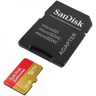 Card SanDisk micro SDXC 512GB Extreme (190 MB/s Class 10, UHS-I U3 V30)   adaptor