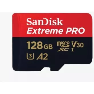 Card SanDisk micro SDXC 128GB Extreme PRO (200 MB/s Class 10, UHS-I U3 V30)   adaptor