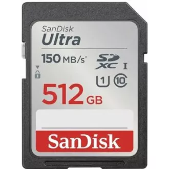 Card SanDisk SDXC Ultra 512GB (150MB/s)