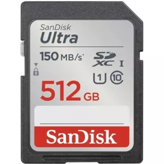 Card SanDisk SDXC Ultra 512GB (150MB/s)
