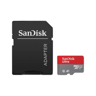 Card SanDisk MicroSDXC Ultra 64GB (140MB/s, A1 Clasa 10 UHS-I) + adaptor Card SanDisk MicroSDXC Ultra 64GB (140MB/s, A1 Clasa 10 UHS-I) + adaptor