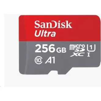 Card SanDisk MicroSDXC 256GB Ultra (150 MB/s, A1 Class 10 UHS-I)   adaptor