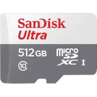 Sandisk MicroSDXC 512GB Ultra (100MB/s, Clasa 10 UHS-I, Android)