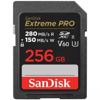 Card SanDisk SDXC 256GB Extreme PRO (280 MB/s Clasa 10, UHS-II V60)