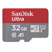 Card SanDisk MicroSDXC 128GB Ultra (140MB/s, A1 Class 10 UHS-I) + adaptor