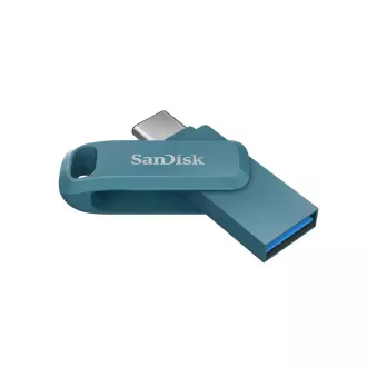 SanDisk Flash Disk 64GB Ultra Dual Drive Go, USB-C 3.2, albastru