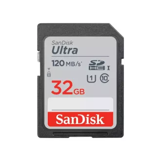 Card SanDisk SDHC Ultra 32GB (R:120/W:120 MB/s, UHS-I, C10)